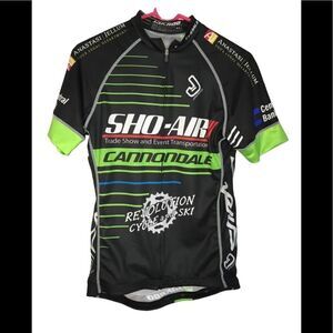 Men’s Jakroo Shriners Team Jersey SHO-AIR Cannondale Full zip Green Sz XL‎